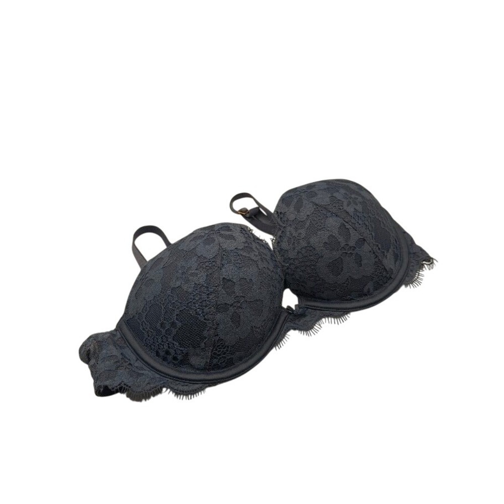 Victoria's Secret Dream Angels‎ Blue Lace Push Up Bra 32C Women's